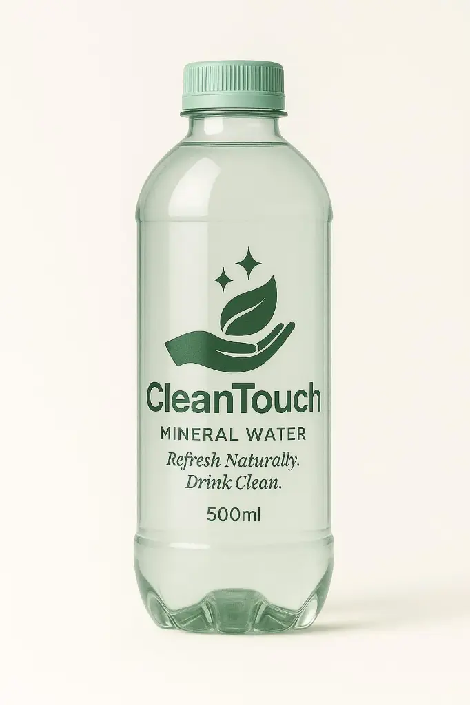 Clean Touch Refresh Naturally. Drink Clean. 500ml