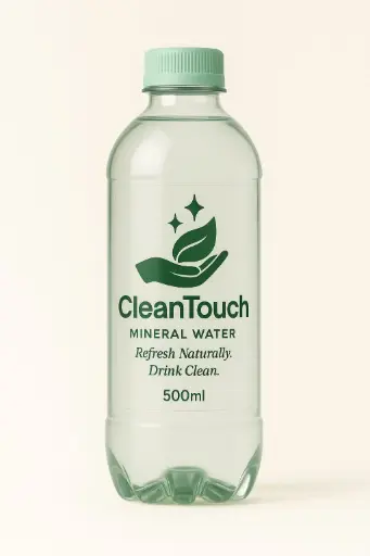 Clean Touch Refresh Naturally. Drink Clean. 500ml